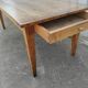 Farmhouse table in blond walnut 200 cm