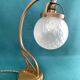 Brass table lamp in Jugendstil.