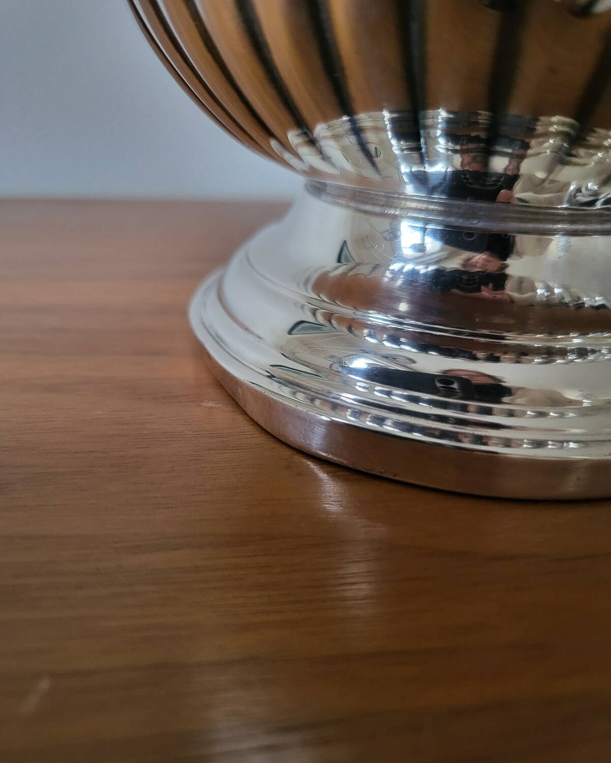 Old Silver-Plated Metal Jug