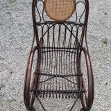 Rattan rocking-chair