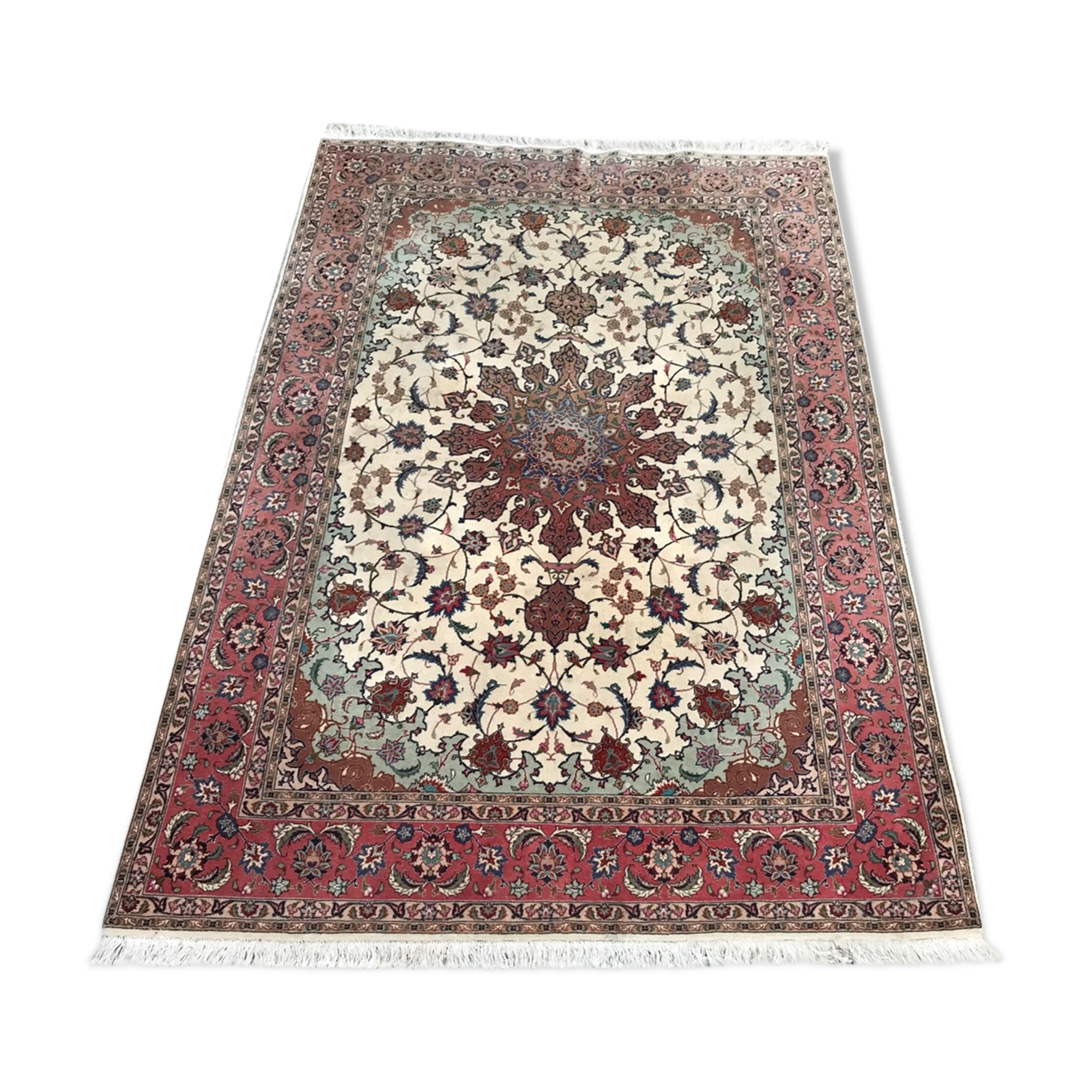 Persian tabriz carpet end 153x219 cm