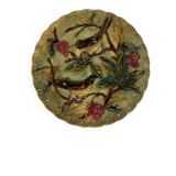 Bird plate barbotine