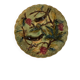 Bird plate barbotine