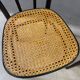 Pair of bentwood chairs, Vienna straw seat by Thonet for Herbatschek, 1960s Poland