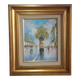 Tableau Parisian Scene HST Impressionist Signed Palsey ~1960