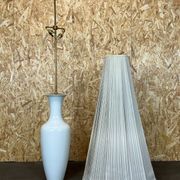 Lampe porcelaine KPM laiton space age, 60s 70s