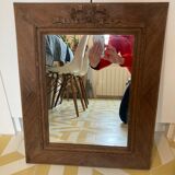 Wooden mirror 44x55cm