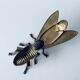 Cendrier mouche en laiton