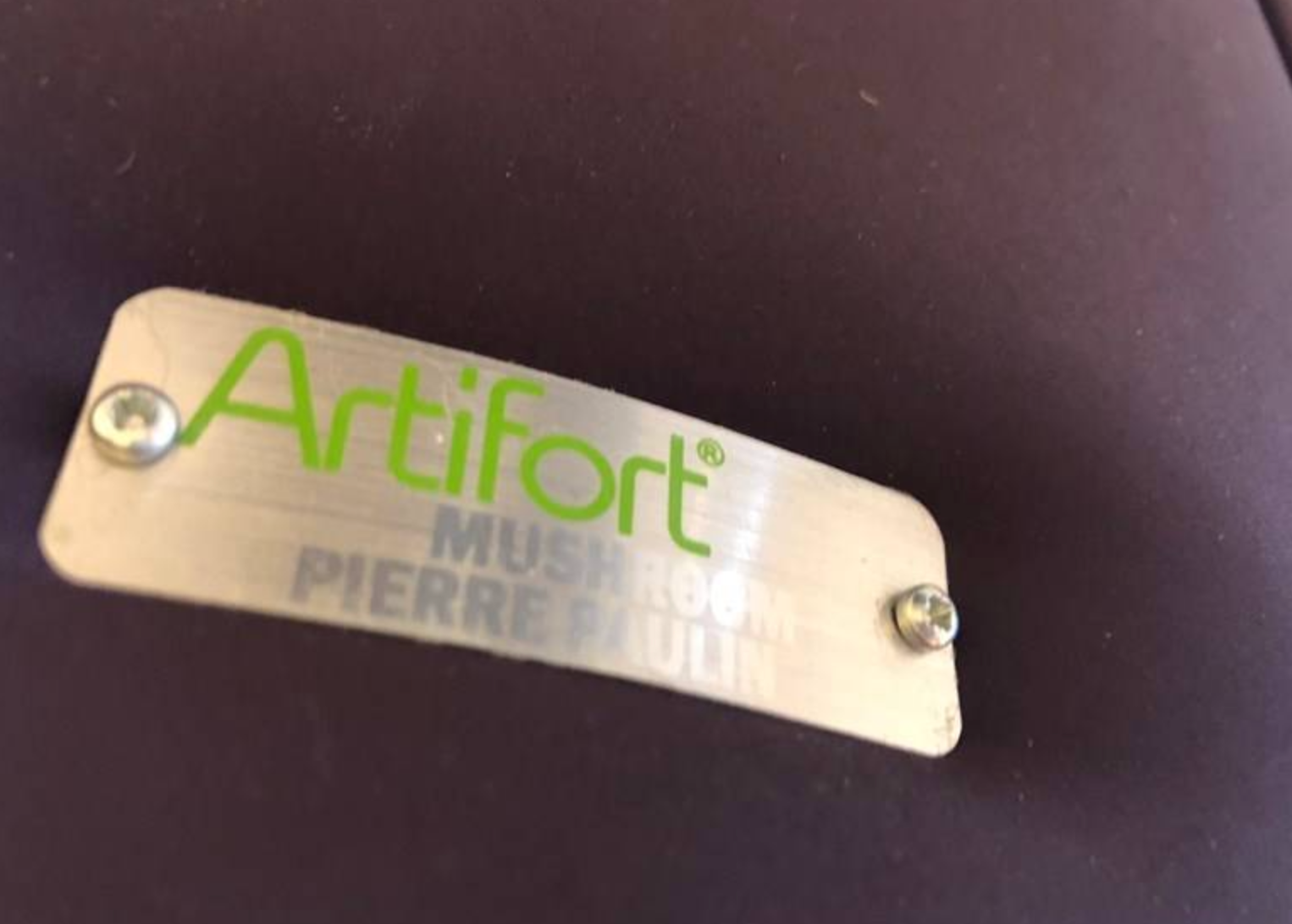 Pair of armchairs Artifort Mushroom / Apollo