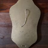 Wooden mirror guaranteed gilded with sheet 59x36cm