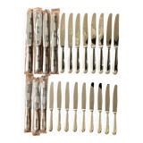 Christofle pearls, 24 knives excellent condition with box