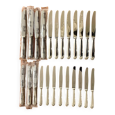 Christofle pearls, 24 knives excellent condition with box