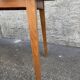 Large café table brasserie bistro Alsatian Art Deco Scandinavian wood