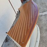 Bar or shop counter and 2 deck lina stools polyester boat hull