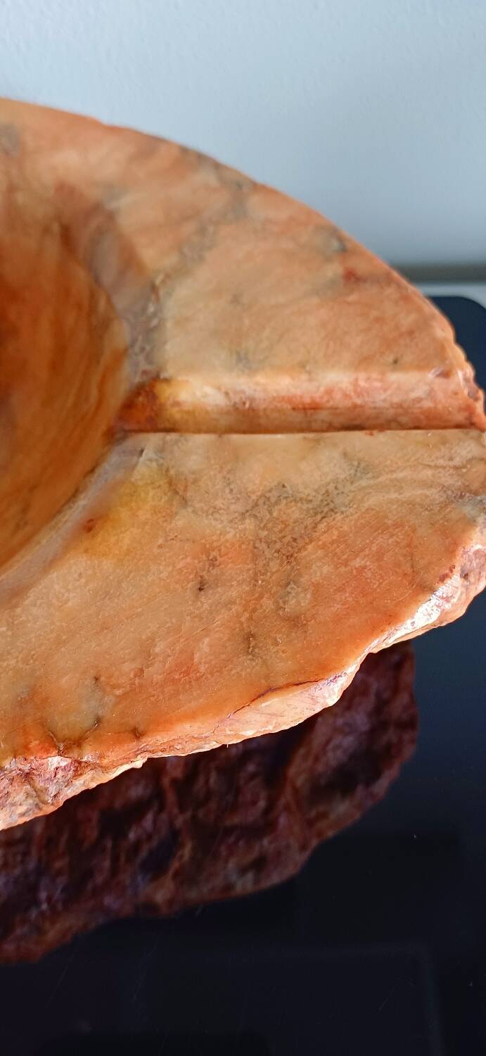 Alabaster ashtray from the 1970s