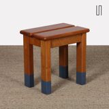Vintage elm stool, 1970