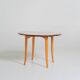 Elm burl side table, Sweden, 1940s