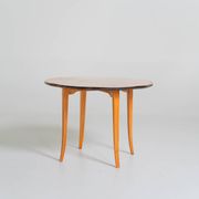 Elm burl side table, Sweden, 1940s