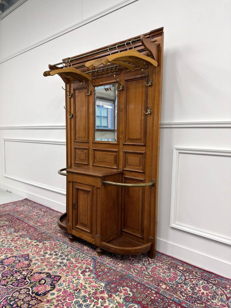 Classic English Wardrobe Coat Rack