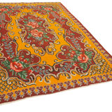 Handmade Vintage Moldovian Red Kilim 192 cm x 275 cm - 23399