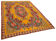 Handmade Vintage Moldovian Red Kilim 192 cm x 275 cm - 23399
