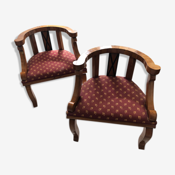 2 Bidermeier armchairs