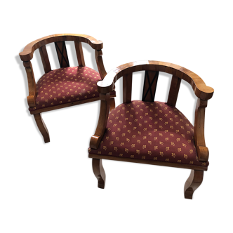 2 Bidermeier armchairs