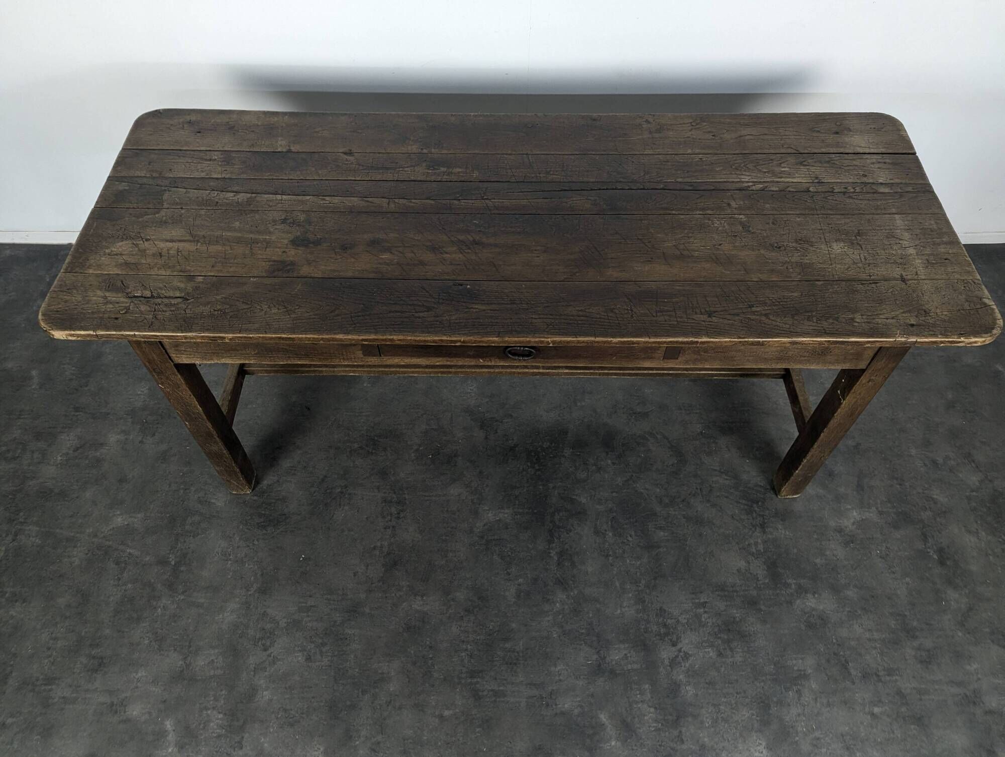 Solid oak farmhouse table