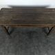 Solid oak farmhouse table