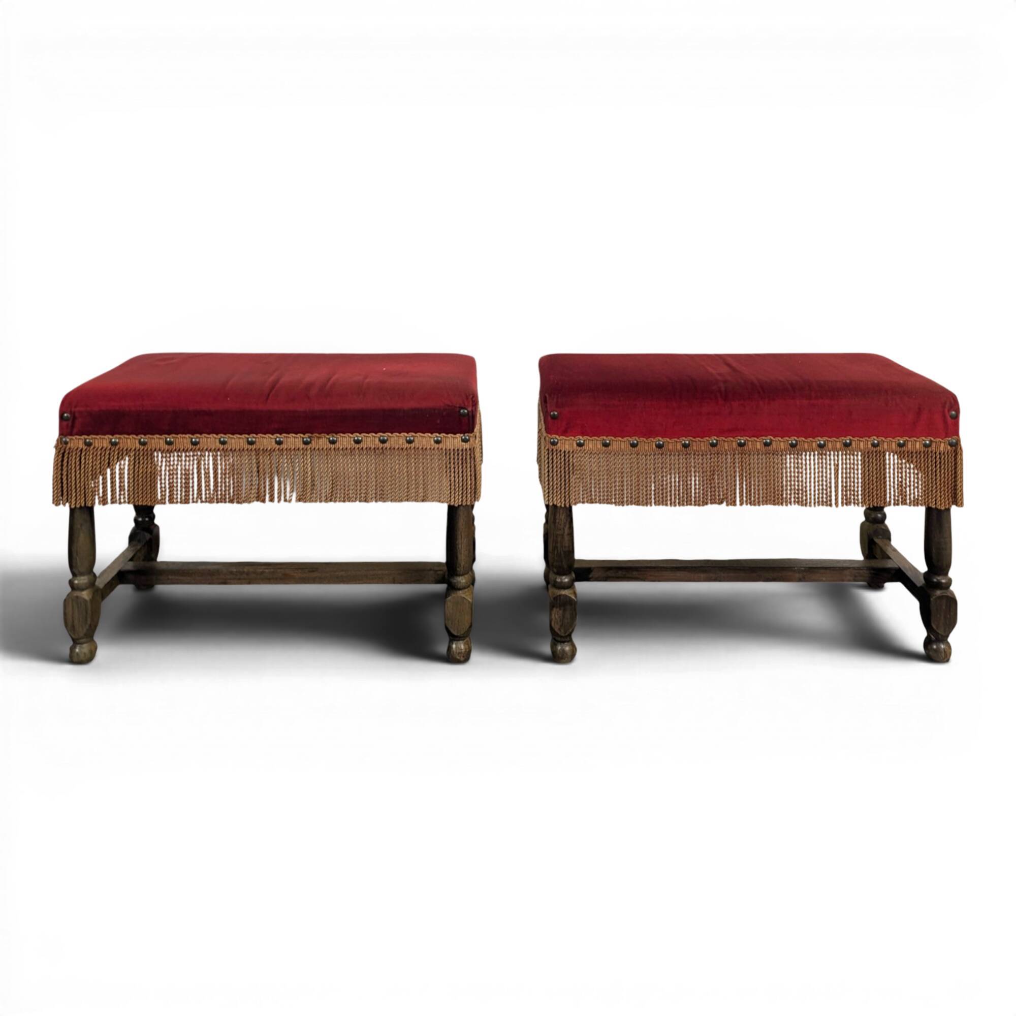 Pair of ottoman stools