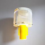 Mid century modern yellow wall sconce light