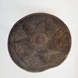 Large Nupe Stool 8 feet 50 cm – Solid wood tribal sculpture, piece