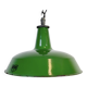 Industrial Green Enamel Factory Pendant Lamp from Revo, 1950s