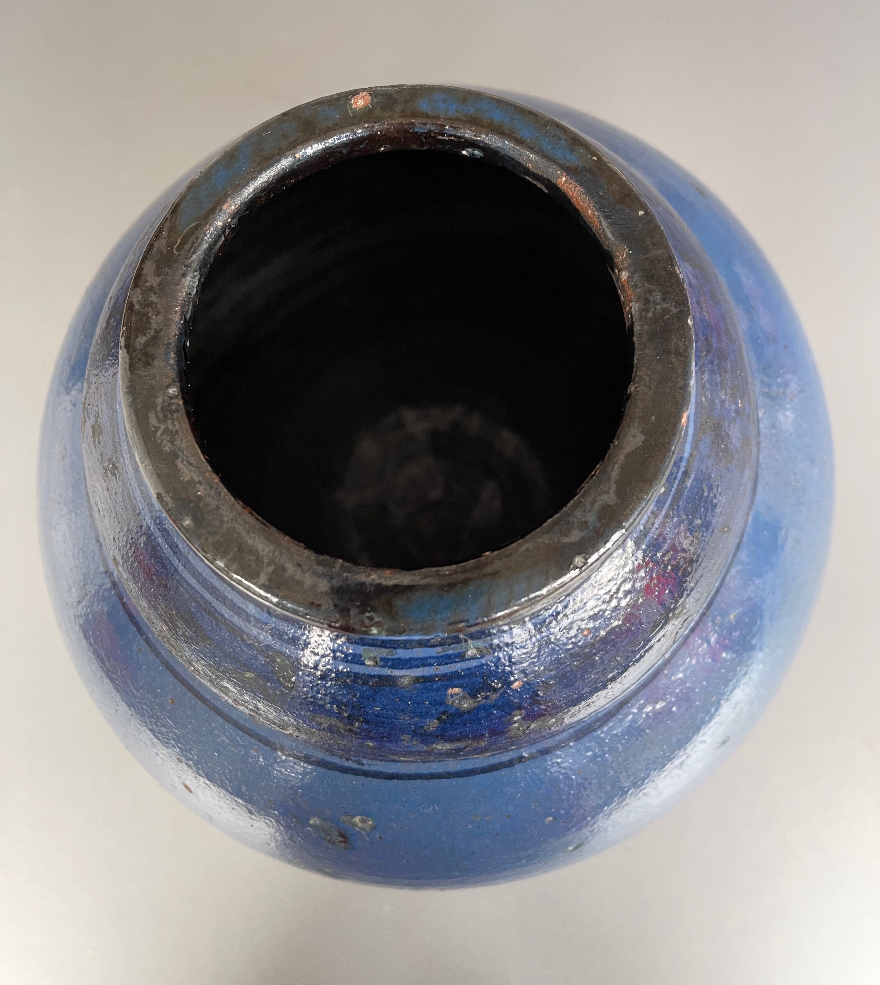 Blue sandstone vase circa 1930