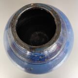 Vase en grés bleu vers 1930