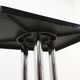 Art Deco pedestal table with black lacquered base, France 1920s