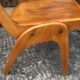 Vintage blond wood chairs 60s