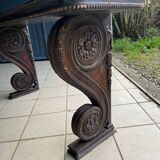 Carved bench