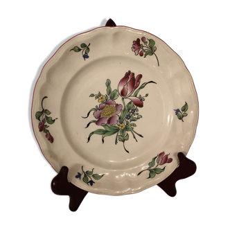 Luneville earthenware plate