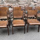 Série de 30 Chaises bistrot empillable