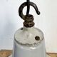 Large Industrial British Grey Enamel Pendant Lamp from Benjamin, 1960s