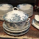 Earthenware service st amand early twentieth century