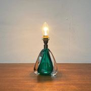 Mid-century Italian Murano glass table lamp from the 1950s.