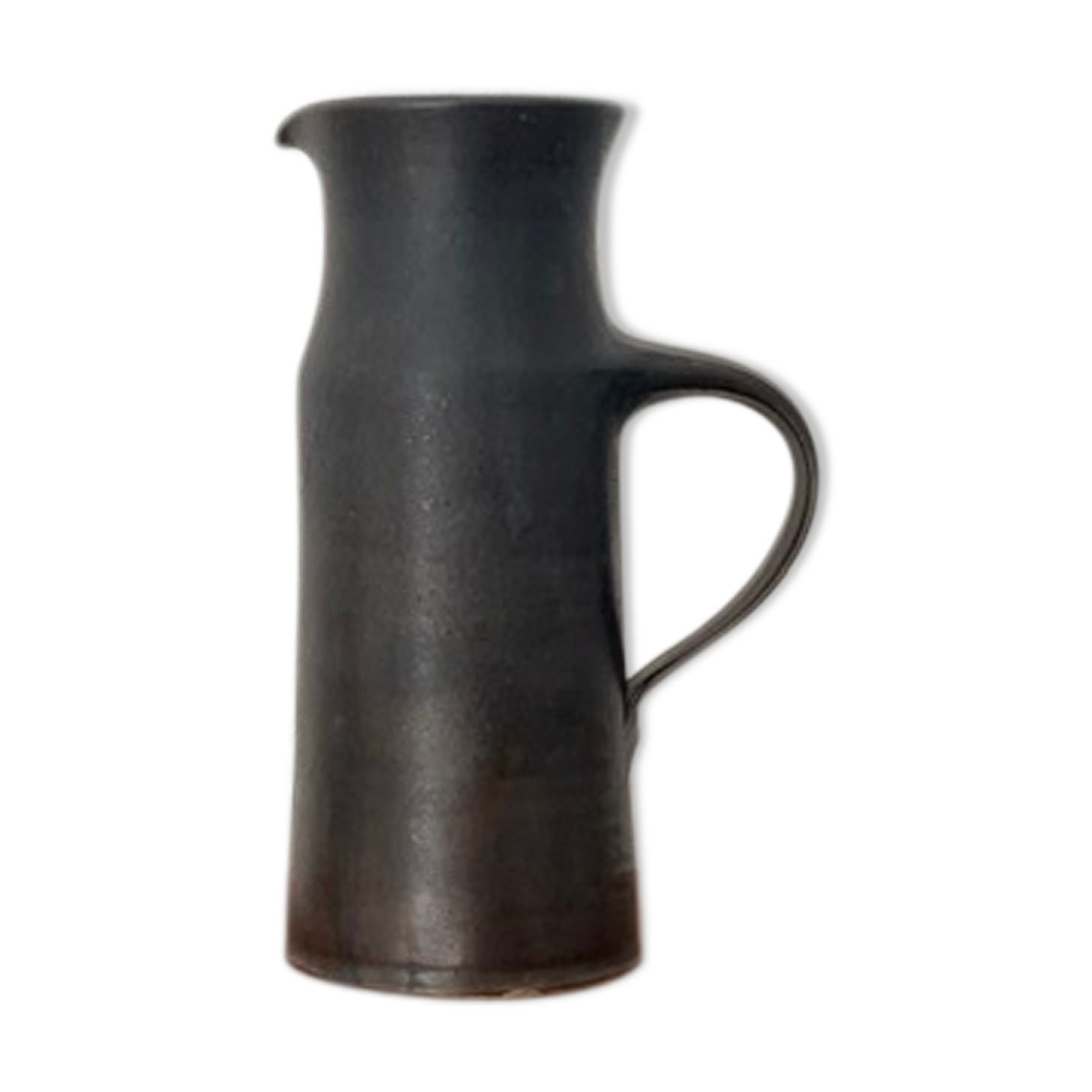 Jean Cacheleux's black ceramic pitcher, 1970s