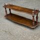 Napoleon III wall shelf in turned wood from the 19th century 80cm