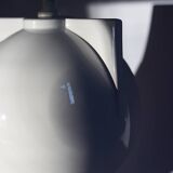 Racket white ceramic lamp base, Ikea, 1989
