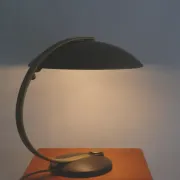Brass table lamp, model Hillebrand 7613, 1960s