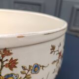Cache pot en porcelaine signé Choisy-le-Roi