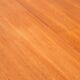 Table ronde/ovale de style scandinave av rallonge. Bois de teck. France, 60