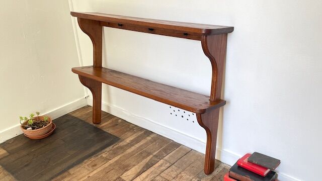 VINTAGE Solid Oak SHELF